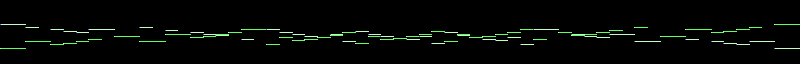 visual representation of a fractally generated music